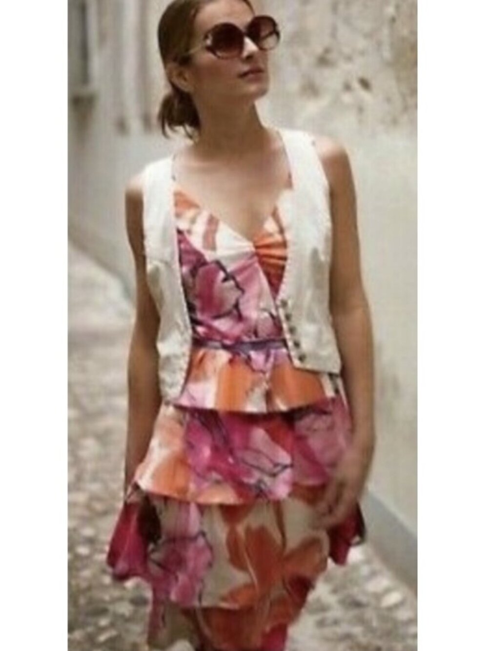 Moulinette Soeurs Anthropologie Womens Fen Orchid Dress Size 2 - Picture 2 of 8